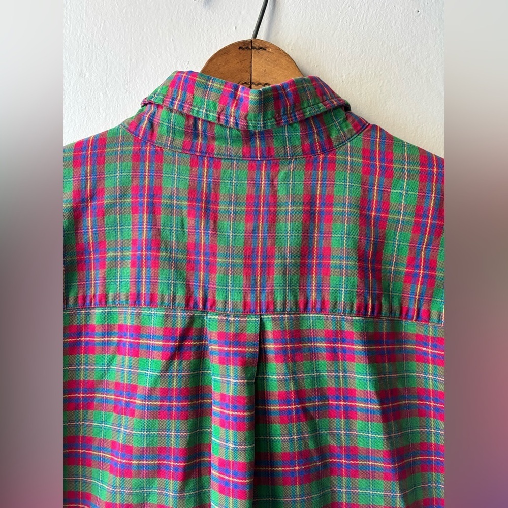 GAP Vintage Classic Preppy Heritage Men's Plaid Button Down Shirt - Picture 6 of 9